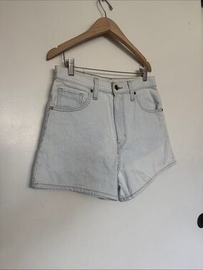 Levi’s High Waisted Mom Pinstriped Shorts